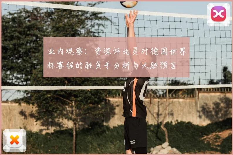 业内观察：资深评论员对德国世界杯赛程的胜负手分析与大胆预言